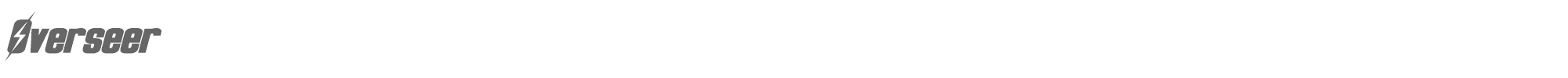 Sample characters Overseer Font